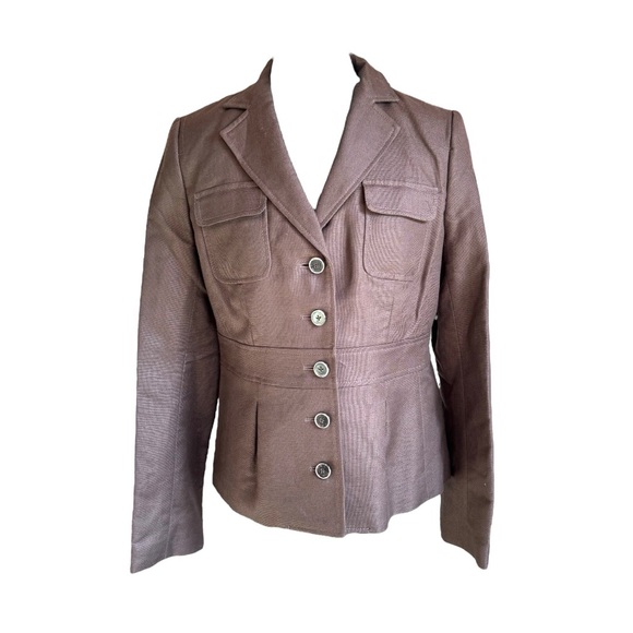 Banana Republic Jackets & Blazers - Banana Republic Brown Blazer Linen